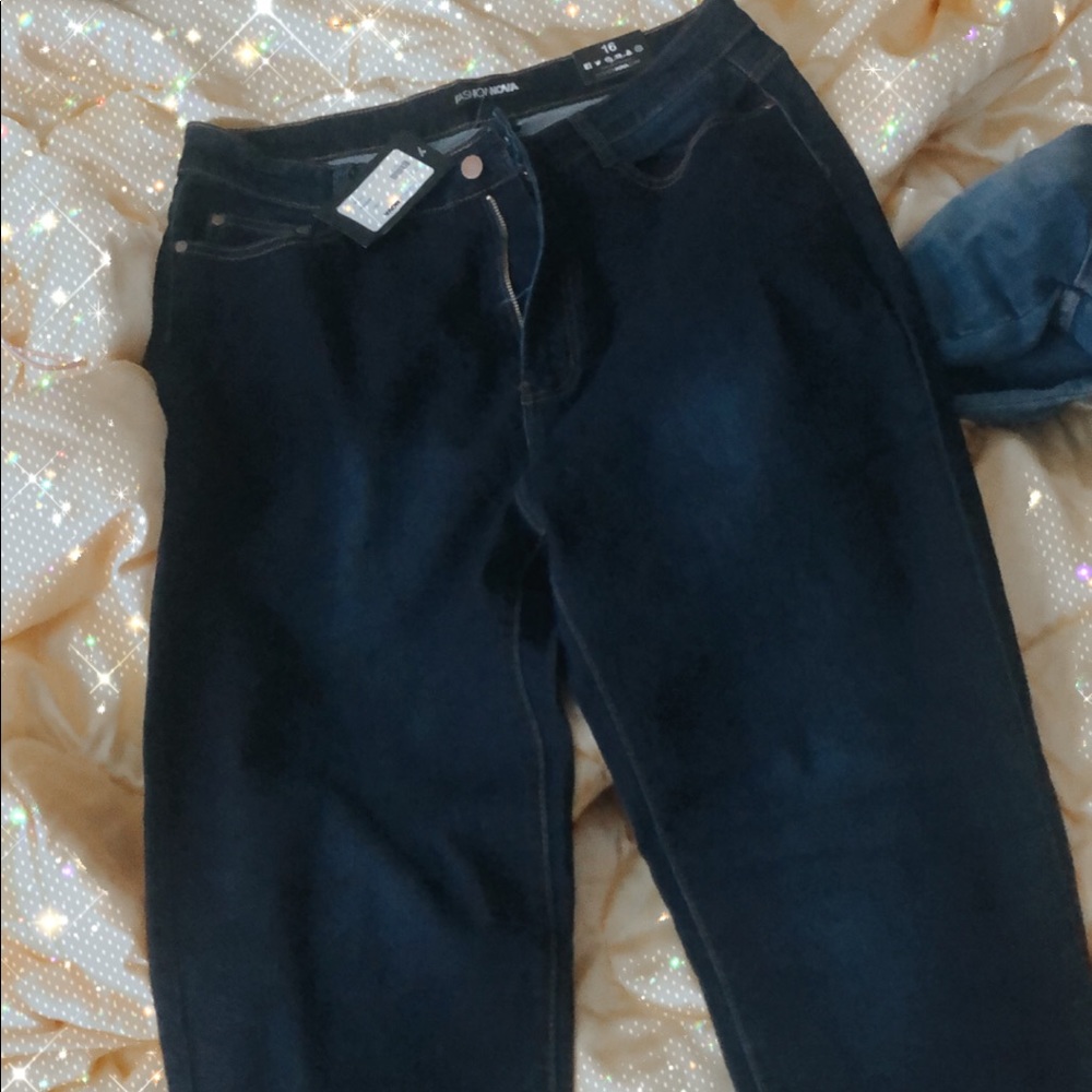 High rise jeans